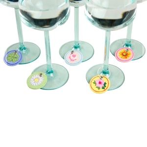 To The Market Garden Gals Glass Charms Wine Glass Markers Entertaining